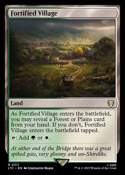 Fortified Village - Tales of Middle-earth Commander Rare Card
