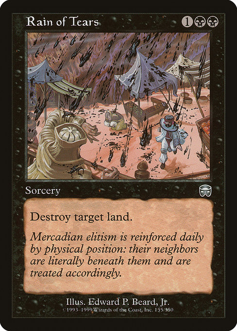 Rain of Tears - Mercadian Masques Uncommon Card