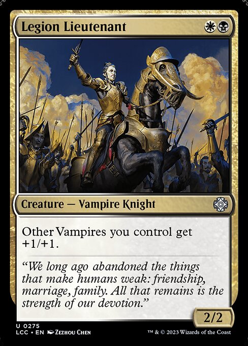 Legion Lieutenant - The Lost Caverns of Ixalan Commander Uncommon Card