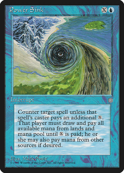 Power Sink - Ice Age Common Card