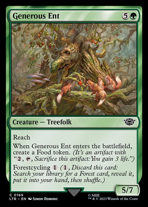 Generous Ent - The Lord of the Rings: Tales of Middle-earth Common Card