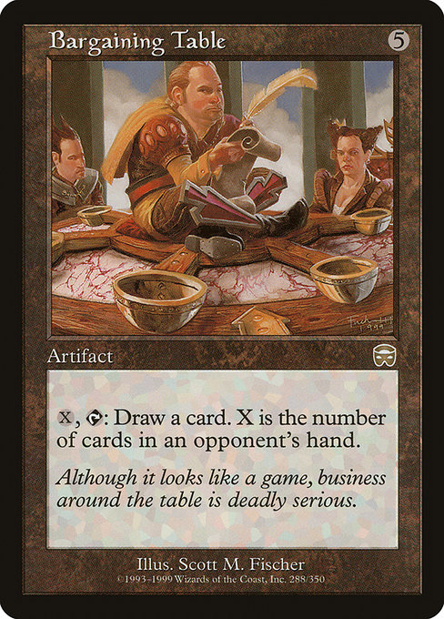 Bargaining Table - Mercadian Masques Rare Card