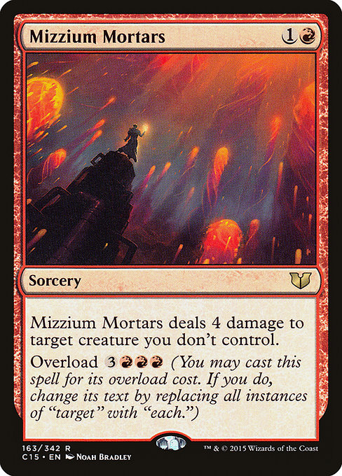 Mizzium Mortars - Commander 2015 Rare Card