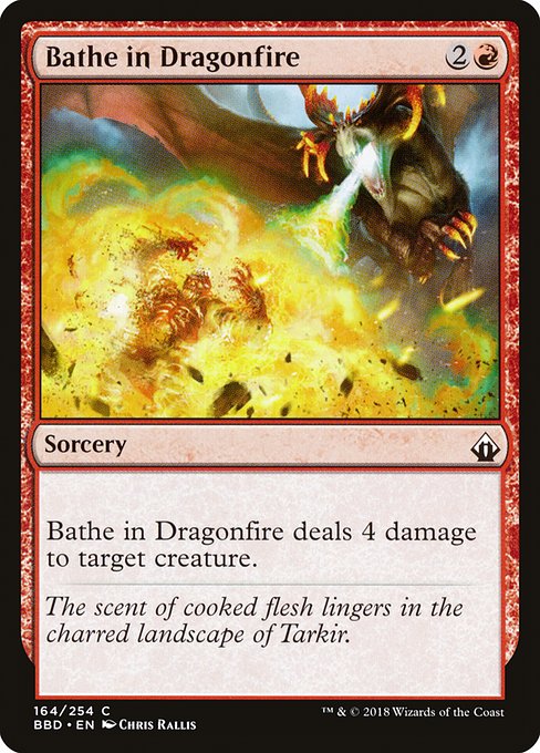 Bathe in Dragonfire - Battlebond Common Card