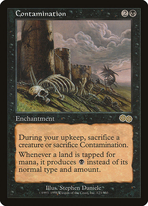 Contamination - Urza's Saga Rare Card