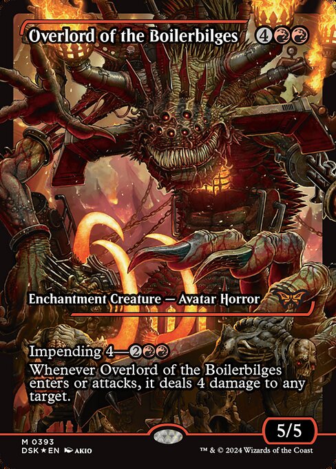 Overlord of the Boilerbilges - Duskmourn: House of Horror Mythic Card