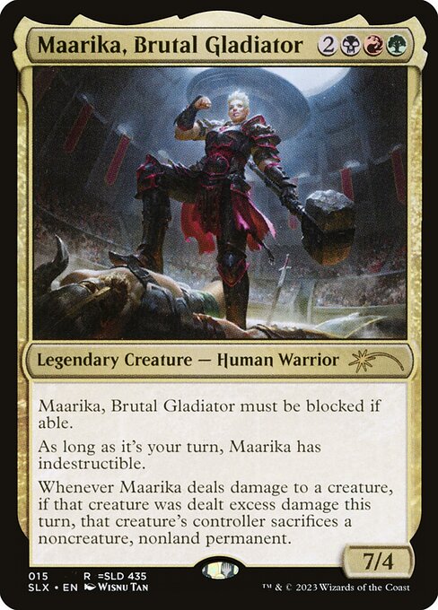 Maarika, Brutal Gladiator - Universes Within Rare Card