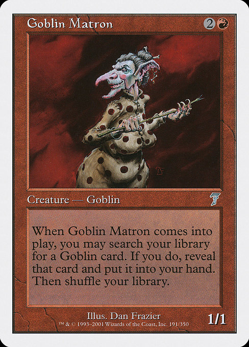 Goblin Matron - Seventh Edition Uncommon Card