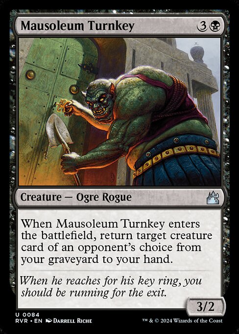 Mausoleum Turnkey - Ravnica Remastered Uncommon Card
