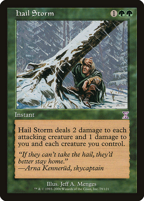 Hail Storm - Time Spiral Timeshifted Special Card