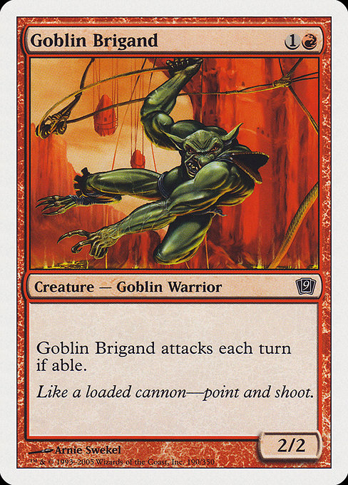 Goblin Brigand - Ninth Edition Common Card