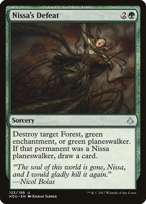 Nissa's Defeat - Hour of Devastation Uncommon Card