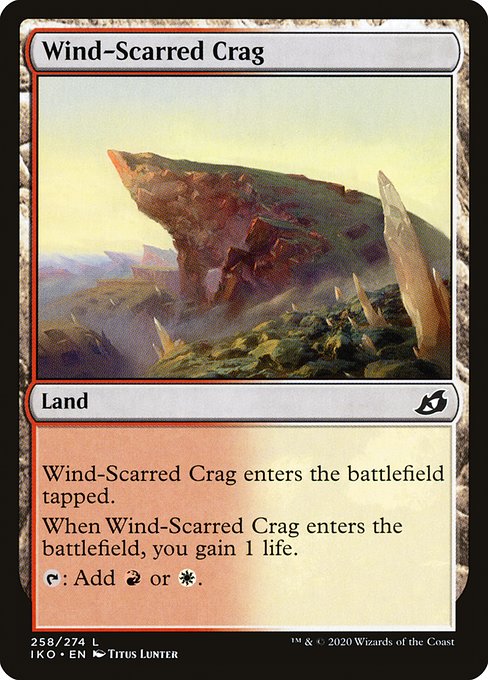 Wind-Scarred Crag - Ikoria: Lair of Behemoths Common Card