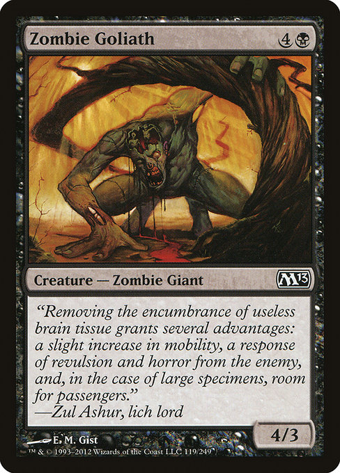 Zombie Goliath - Magic 2013 Common Card
