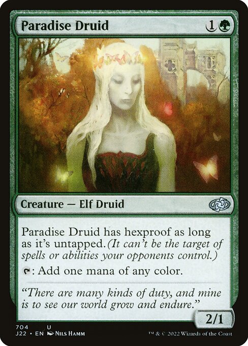 Paradise Druid - Jumpstart 2022 Uncommon Card