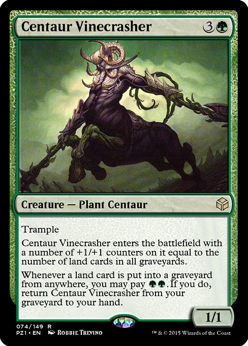 Centaur Vinecrasher - Legendary Cube Prize Pack Rare Card