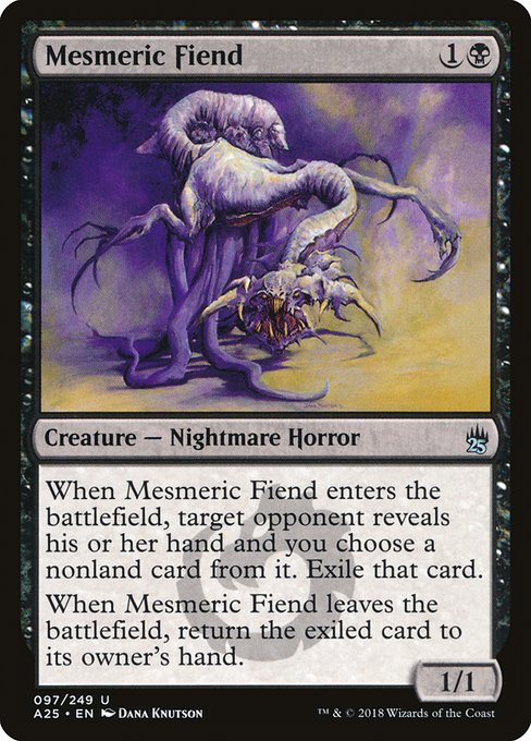 Mesmeric Fiend - Masters 25 Uncommon Card