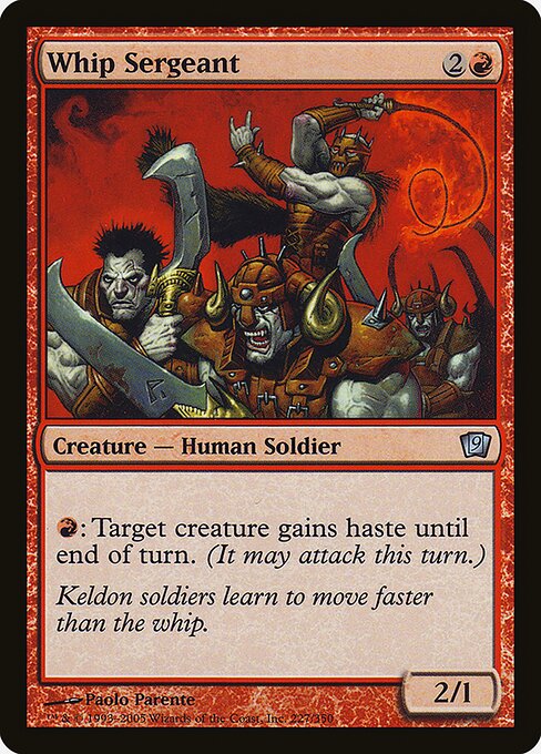 Whip Sergeant - Ninth Edition Uncommon Card