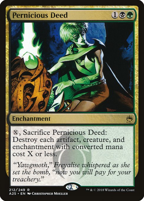 Pernicious Deed - Masters 25 Rare Card