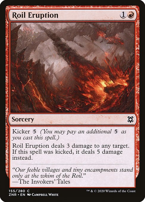 Roil Eruption - Zendikar Rising Common Card