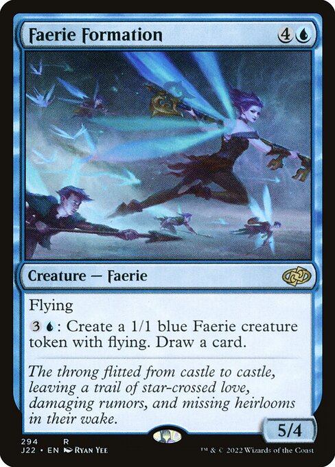 Faerie Formation - Jumpstart 2022 Rare Card