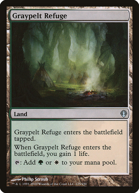 Graypelt Refuge - Archenemy Uncommon Card