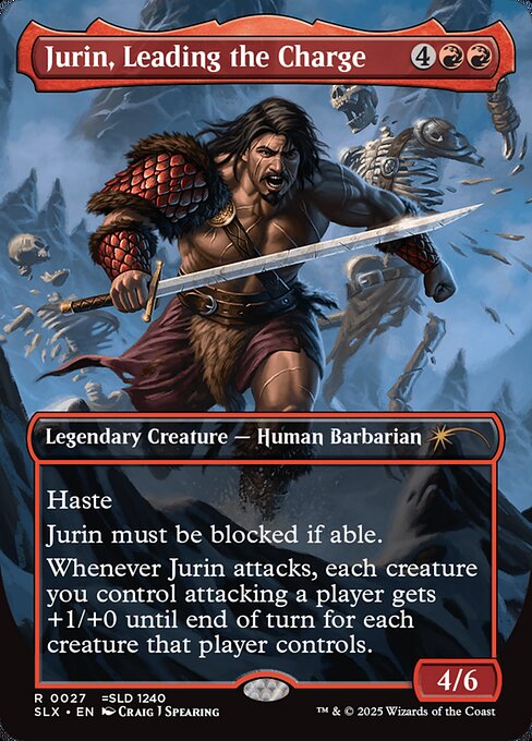 Jurin, Leading the Charge - Universes Within Rare Card