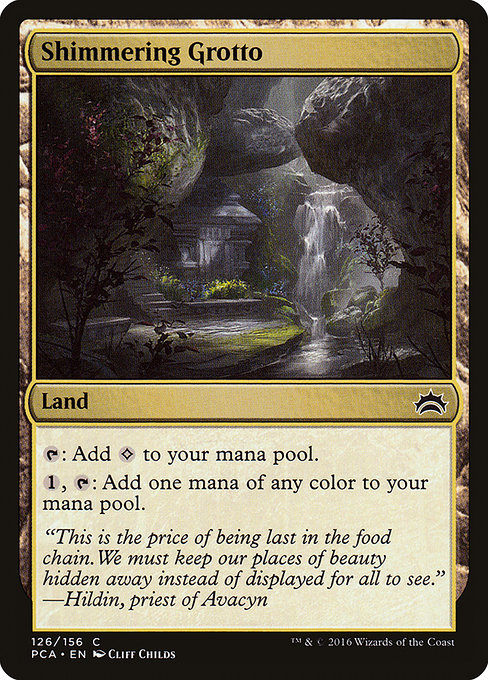 Shimmering Grotto - Planechase Anthology Common Card