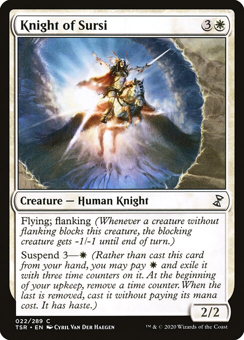 Knight of Sursi - Time Spiral Remastered Common Card