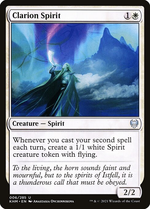 Clarion Spirit - Kaldheim Uncommon Card