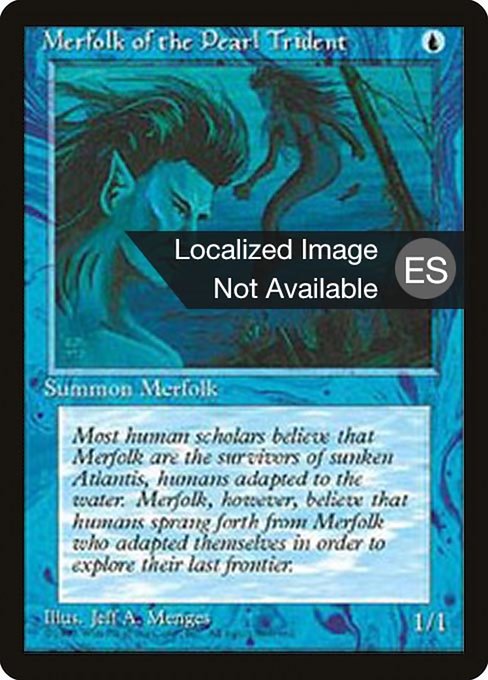 Merfolk of the Pearl Trident - Fourth Edition Foreign Black Border Common Card
