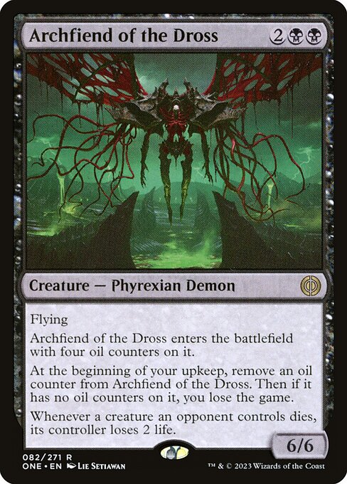 Archfiend of the Dross - Phyrexia: All Will Be One Rare Card