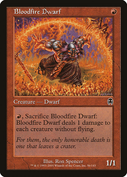 Bloodfire Dwarf - Apocalypse Common Card