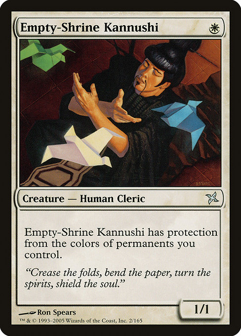 Empty-Shrine Kannushi - Betrayers of Kamigawa Uncommon Card