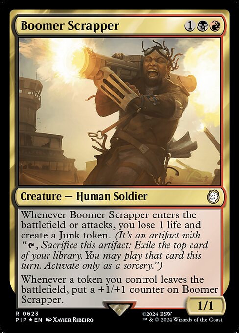 Boomer Scrapper - Fallout Rare Card