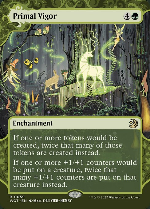 Primal Vigor - Wilds of Eldraine: Enchanting Tales Rare Card