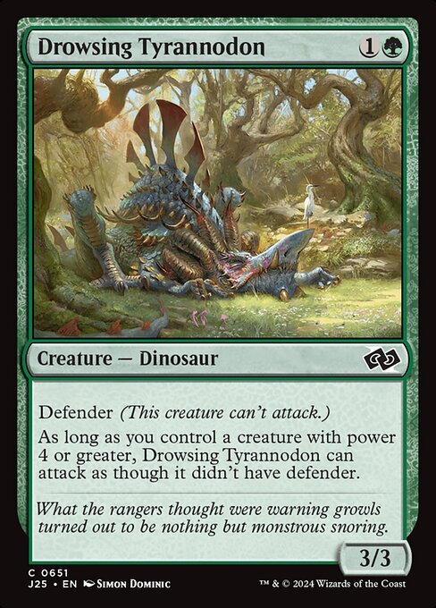 Drowsing Tyrannodon - Foundations Jumpstart Common Card