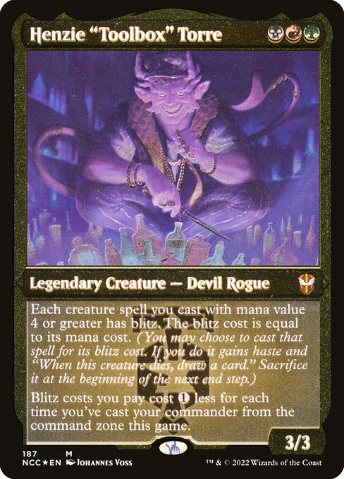 Henzie "Toolbox" Torre - New Capenna Commander Mythic Card
