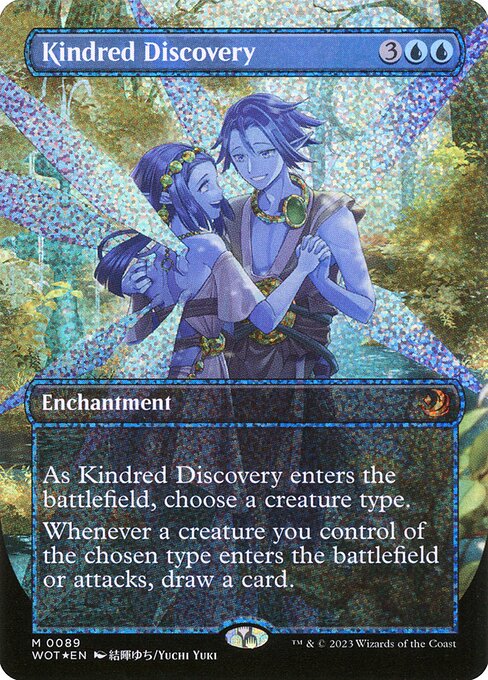 Kindred Discovery - Wilds of Eldraine: Enchanting Tales Mythic Card