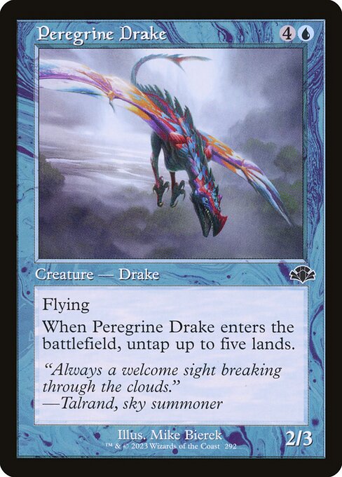 Peregrine Drake - Dominaria Remastered Common Card
