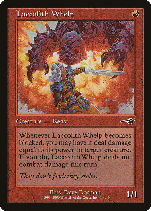 Laccolith Whelp - Nemesis Common Card