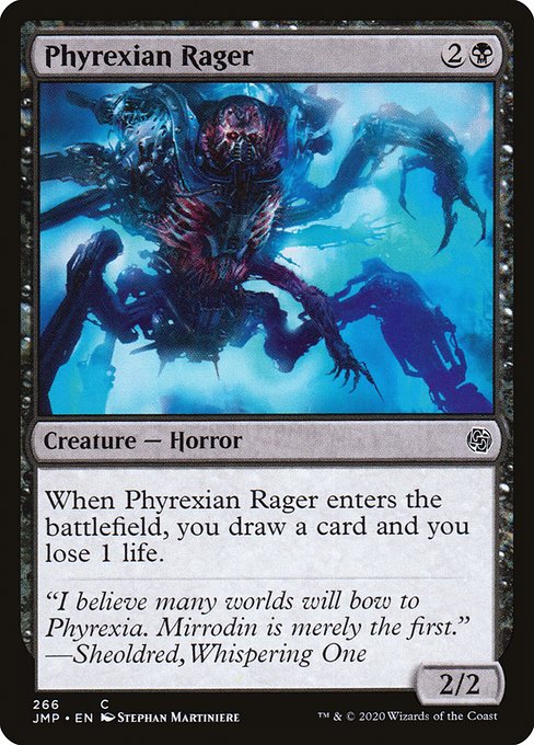 Phyrexian Rager - Jumpstart Common Card