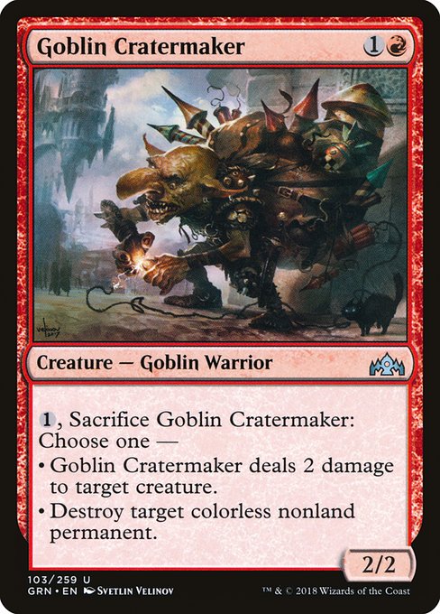 Goblin Cratermaker - Guilds of Ravnica Uncommon Card