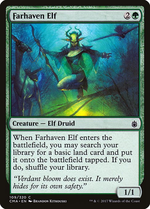 Farhaven Elf - Commander Anthology Common Card