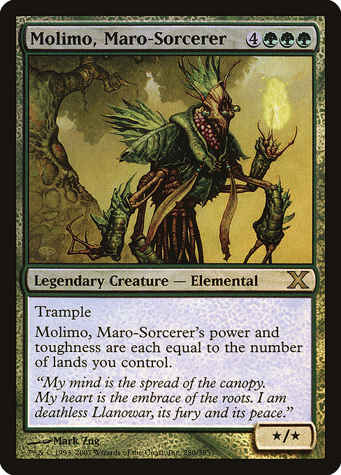 Molimo, Maro-Sorcerer - Tenth Edition Rare Card