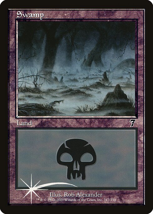 Swamp - Seventh Edition Common Card