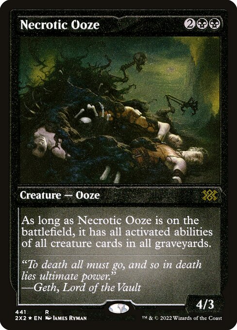 Necrotic Ooze - Double Masters 2022 Rare Card