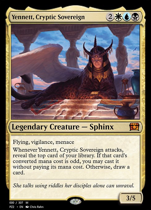Yennett, Cryptic Sovereign - Treasure Chest Mythic Card