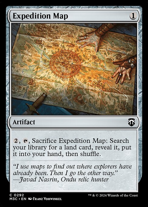 Expedition Map - Modern Horizons 3 Commander Common Card