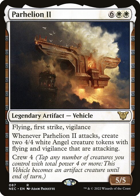 Parhelion II - Neon Dynasty Commander Rare Card